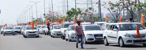 Second Bhagwa March at Mohali